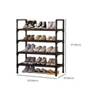 Midnight Black 3 Tiers/5 Tiers/4 Tiers Shoe Shelf with Accessible Storage