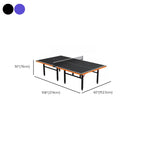 Versatile Indoor/Outdoor Ping Pong Table in Ink/Cerulean with Synthetic Laminate and Paddle
