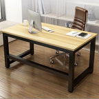 Modern Rectangular Laminate Writing Table with Unfinished Color