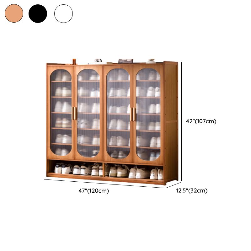 Modern 7-tier/6 Tiers Dustproof Bambusa Shoes Closet with Storage