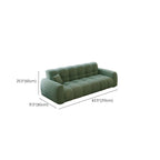 Drawing Room Standard Sofa in Sage Flannel with Armrest and 1 Pillow