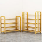 5 Tiers/4-tier/3-tier Modern Metal Standalone Shoe Shelf with Shelf
