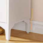 Metal 5 Tiers Shoe Stack with Shelf, Unattached Gate, Dustproof Cover, and Closed Back
