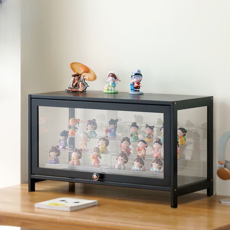 Bambusa Flooring Curio Cabinet with Stockroom, 4 Cabinets/3 Cabinets/2 Cabinets, 4 Shelves/3 Shelves/2 Shelves, 4 Doors/3 Doors/2 Doors