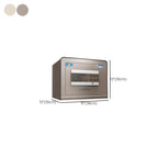 Steel Security Safe with Battery, Pry Resistant Durability, Drawers, Keys, Interior, and Shelves Included