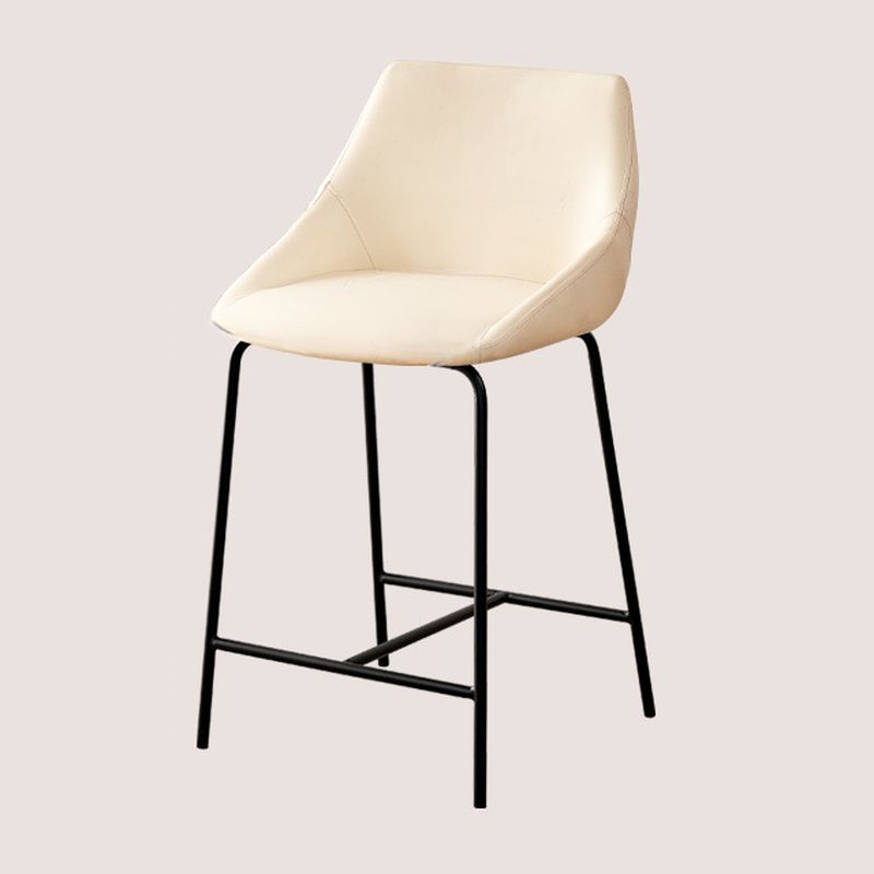 Casual Rawhide Bar Stools in Jade Green/Caramel/Cream with Back, Arms, Pail Seat, and Leg Rest
