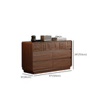 Cocoa Trendy Raw Wood Console Dresser/Semainier in Horizontal/Vertical Orientation