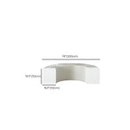 Chalk Collapsible Rectangle Up to 19 in W x 20 to 29 in/30 to 39 in/40 in & above H Unfinished Display Table with Single Pedestal Base