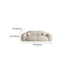 Versatile Grey/Blush/Amber Flannel Standard Sofa/Loveseat with Arm and Concealed Support