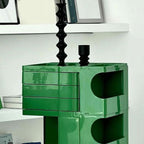 Modern All Ages Use Plastic Utility Cart with Wheels and Shelves