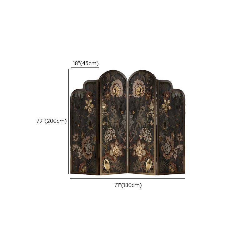 Indoor Midnight Black Translucent Folding Self-supporting Temporary Wall Panels
