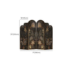 Indoor Midnight Black Translucent Folding Self-supporting Temporary Wall Panels