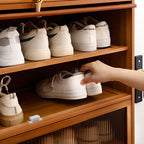 Auburn Bamboo 9-tier/7-tier/5-tier Shoe Stack with Dustproof Cover