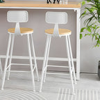 Modern Style Rectangle Wood Bar Table 1/5/9 Pieces Bar Table Set for Kitchen