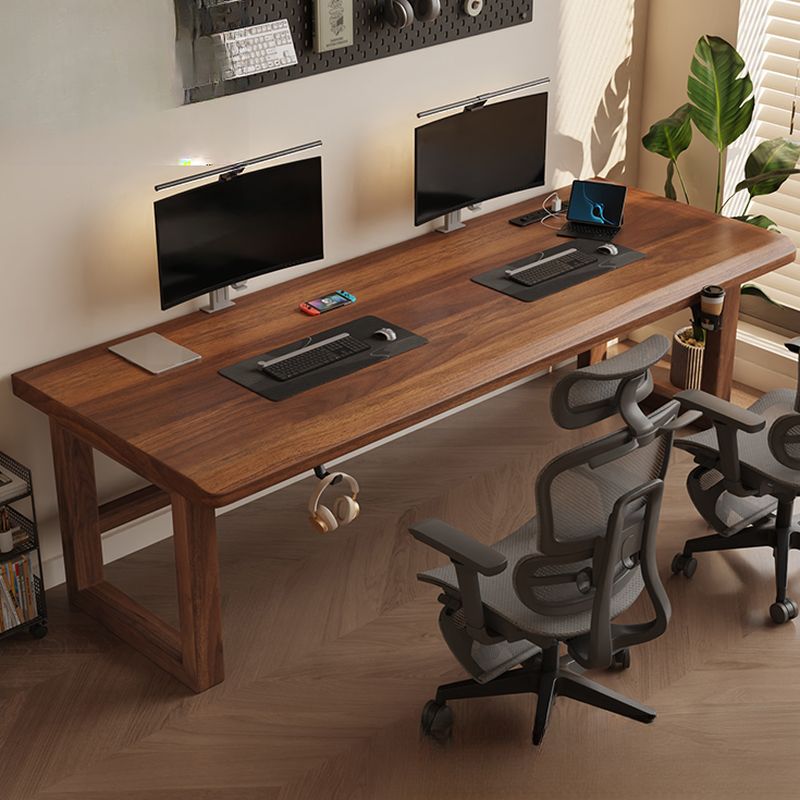 Minimalist Ergonomic Anti-stain Sled Base Independent Structure with Wire Management Solid Wood Top