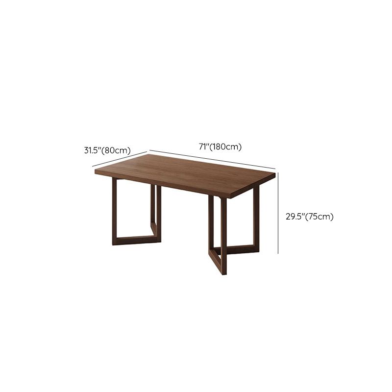Simplistic Solid Wood Rectangle Table with Eased Edge, No Seating, and Assembly Required