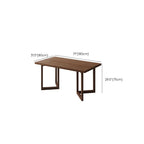 Simplistic Solid Wood Rectangle Table with Eased Edge, No Seating, and Assembly Required