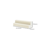 40 to 49 in/20 to 29 in L x Up to 19 in W x 10 to 19 in/Up to 9 in H White Folding Unfinished Display Table with Single Pedestal Base