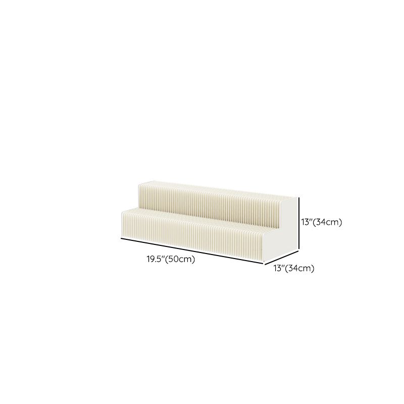 40 to 49 in/20 to 29 in L x Up to 19 in W x 10 to 19 in/Up to 9 in H White Folding Unfinished Display Table with Single Pedestal Base