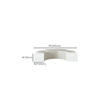 Chalk Collapsible Rectangle Up to 19 in W x 20 to 29 in/30 to 39 in/40 in & above H Unfinished Display Table with Single Pedestal Base