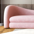 Ultra-Modern Tight Back Sofa 30.71"High Curved Tuxedo Arm Sofa for Apartment