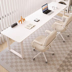 Casual Writing Desk with Easy Assembly, Scratch-proof Sleigh Base, Chalk Slate Top