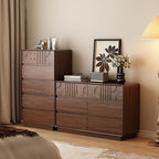 Cocoa Trendy Raw Wood Console Dresser/Semainier in Horizontal/Vertical Orientation