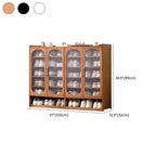 Modern 7-tier/6 Tiers Dustproof Bambusa Shoes Closet with Storage