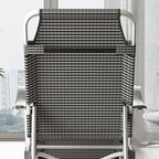 Midnight Black/Auburn Upholstered Arm Recliner with Space-saving Design, Alloy Frame, Removable Cushion, Button-tufted, and Removable Back