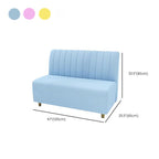 Modern Simple Style Single Sided Booth with Armrest and Foam Upholstery
