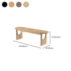 Trendy Cane Solid Color Indoor Bench Seat