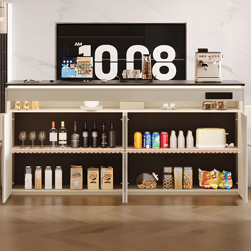 Pub Table with Slate Top and Unmovable Pedestal Base in Smoke Color