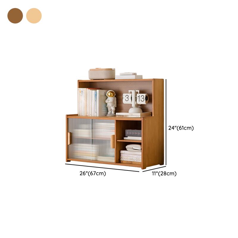Organizing Shelf with 3-Shelf/2-Shelf/4 Shelves Vertical Opaque Glass Closed Back