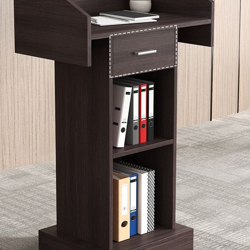 Modern Engineered Wood Full Podium with Storage