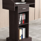 Modern Engineered Wood Full Podium with Storage