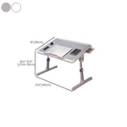 Trendy Engineered Wood Computer Stand with Flexible Height, Compartment, and Ergonomic Tilt