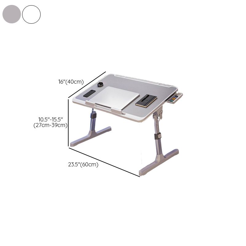 Trendy Engineered Wood Computer Stand with Flexible Height, Compartment, and Ergonomic Tilt