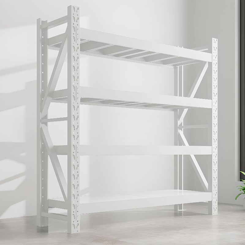 Minimalist Steel Warehouse Storage Rack with Shelves, Detached Installation