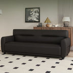 Dark Gray/Sage/Off-White Standard Sofa with Armrest for Drawing Room