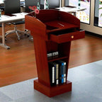 Modern/Glam Engineered Wood Full Podium with Storage
