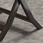 Laminate Dining Table with Crossed Legs, No Extra Durability, Foldable Square Top for 2-seater/4-seater