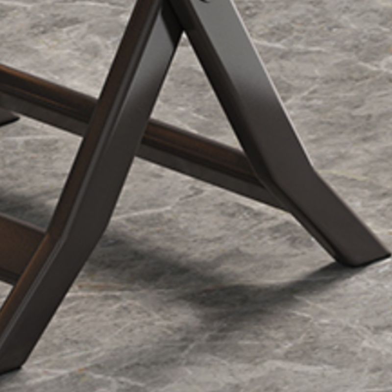 Laminate Dining Table with Crossed Legs, No Extra Durability, Foldable Square Top for 2-seater/4-seater