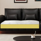 Drawing Room Standard Sofa in Light Gray/White/Light Brown with Armrest and 4 Pillows