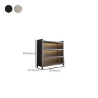 Self-supporting Microwave Shelf Cabinet with Hutch, 1 Shelf Larder, Steel Countertop, and 4 Doors/3 Doors/2 Doors