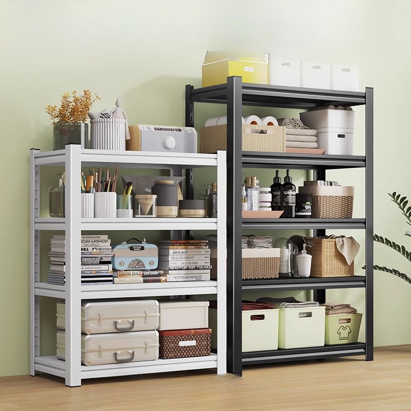 Simplistic Fire-retardant Steel Warehouse Storage Rack with Alterable Shelf, Standing Installation