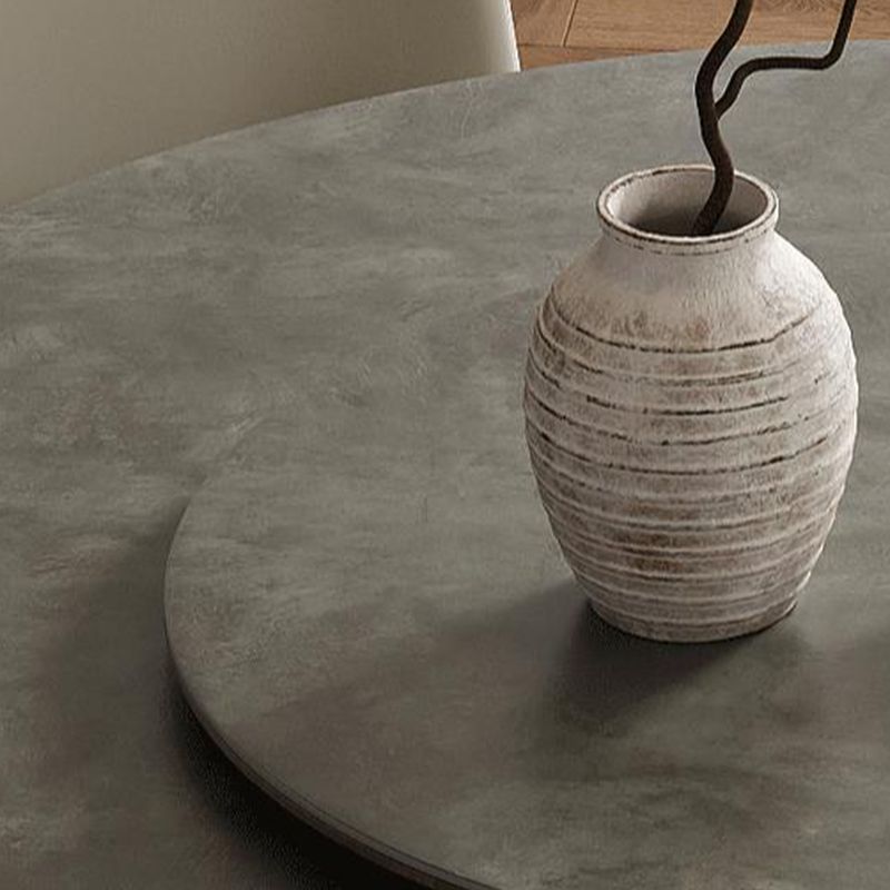 Tan Base Stone Dining Table with Anti-Fouling Sintered Stone Top, 4-person Seat/Seating for 8/Seating for 6