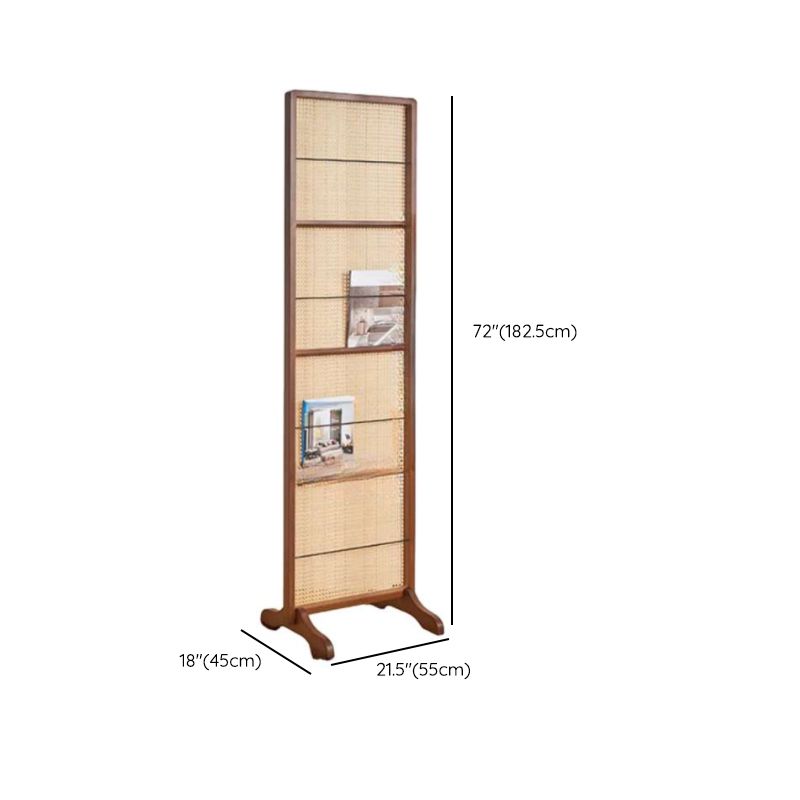 Indoor Translucent Folding/Single Panel Temporary Wall Panels with Shelf and Cane Material, Self-supporting