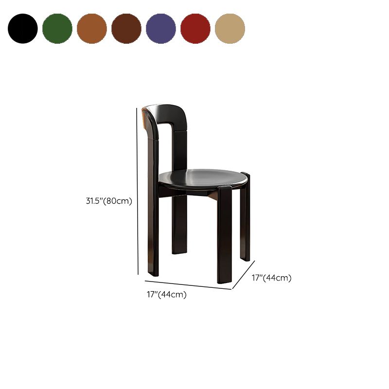 Art Deco Parlor Side Chair with Ventilated Back, Sepia/Walnut/Unfinished Color Legs in Natural Wood