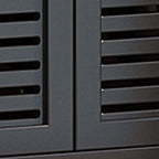 Matte Black Bambusa 8-tier/7-tier Shoe Stack with Dustproof Cover