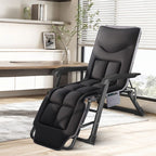 Contemporary Solid Color Arm Recliner with Alloy Frame, Non Rocking Base, and Locking Back Angle